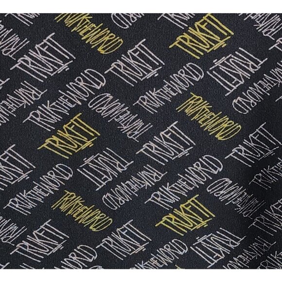 Trukfit Hoodie Mens XL Black Lil Wayne Hip Hop All Over Spellout Logo Sweatshirt - Picture 6 of 7